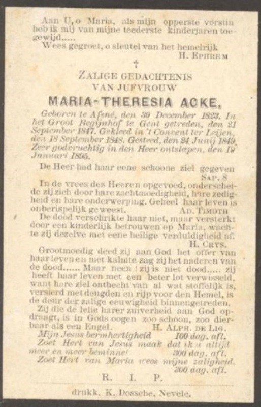 Maria Theresia Acke