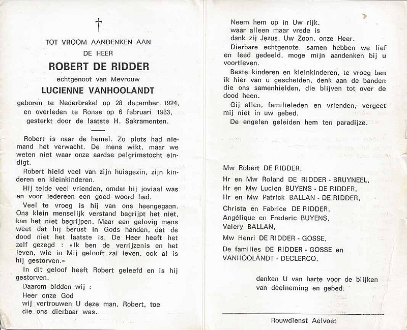 Robert De Ridder