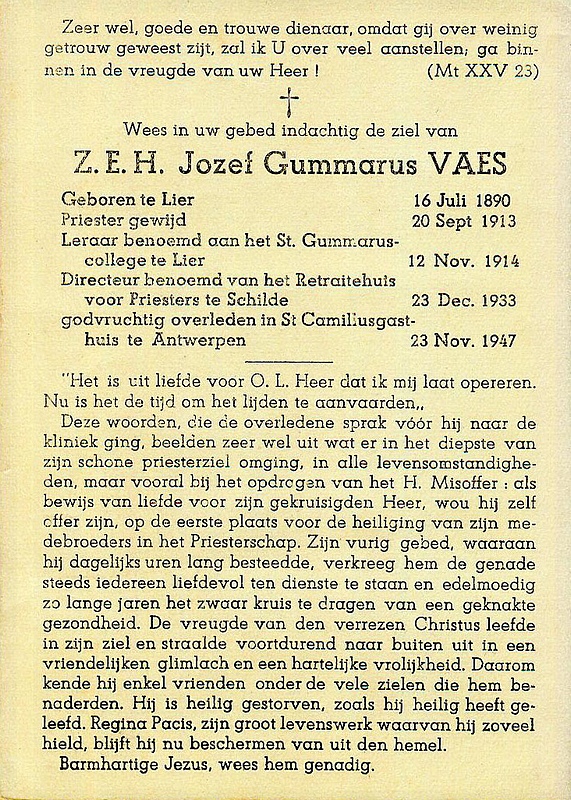 Jozef Gummarus Vaes