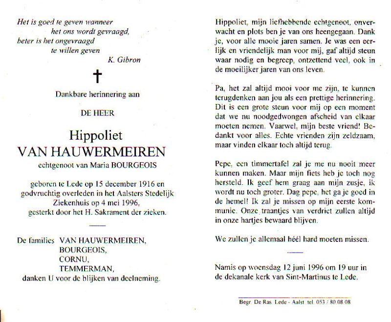 Hippoliet Franciscus Van Hauwermeiren