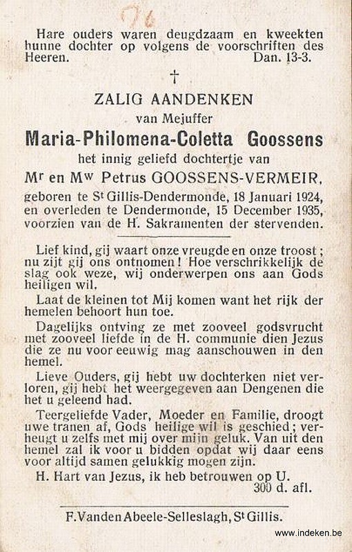 Maria Philomena Coletta Goossens
