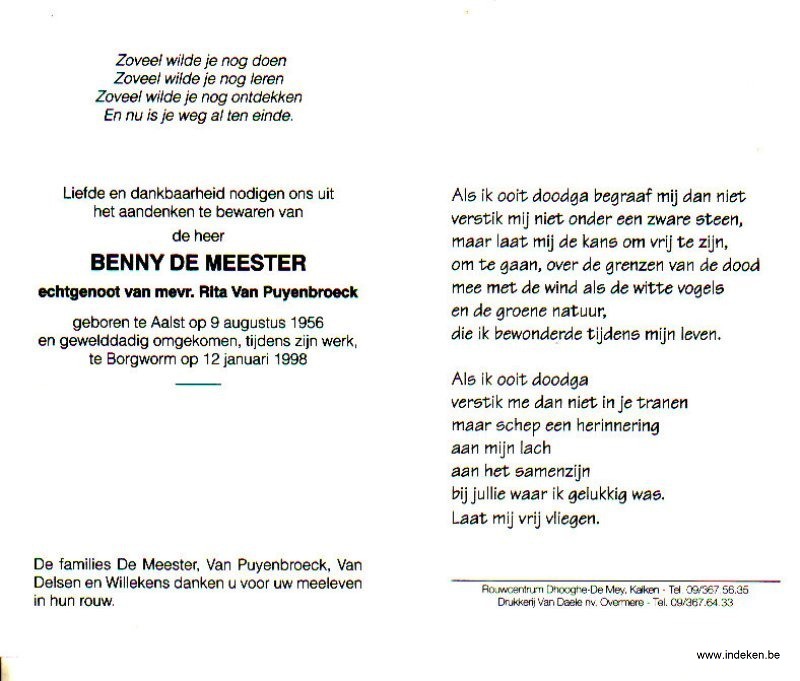 Benny De Meester
