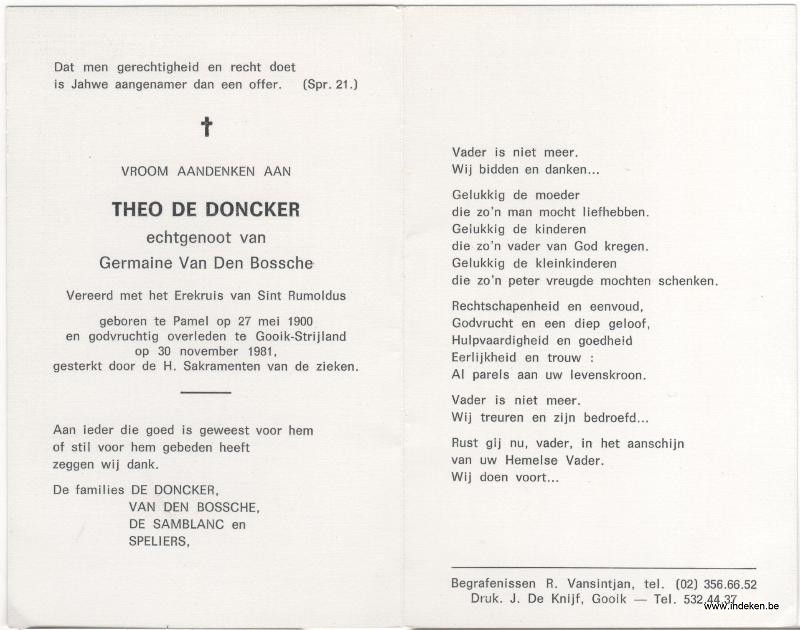 Theophile De Doncker