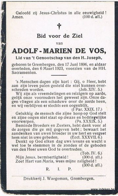 Adolf Marin De Vos