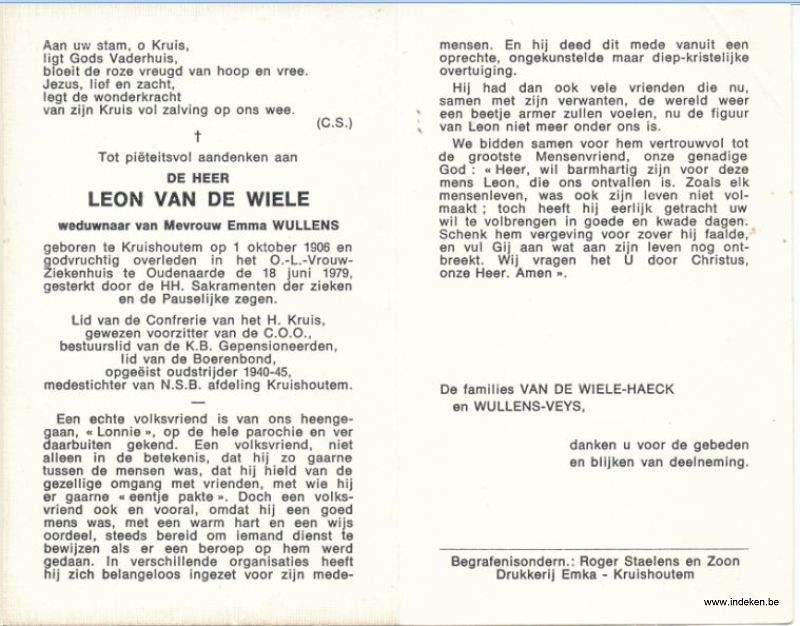 Leon Van De Wiele