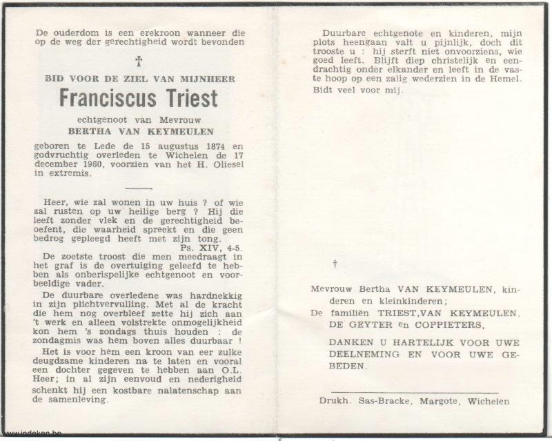 Franciscus Triest