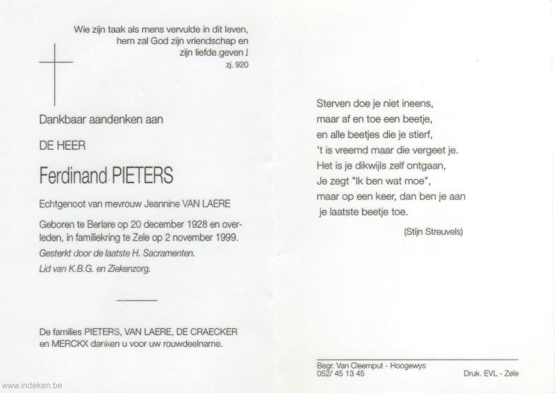 Ferdinand Pieters