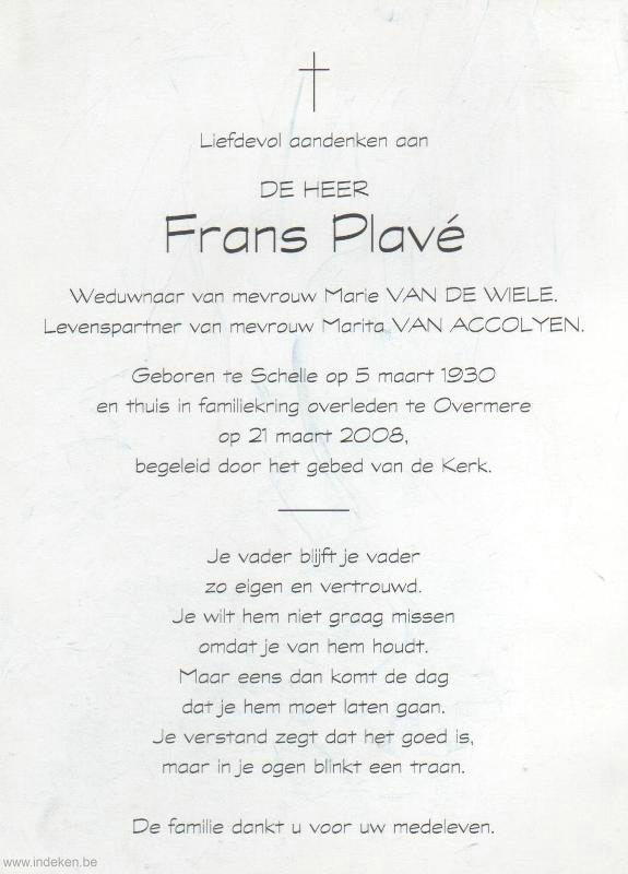 Frans Plavé