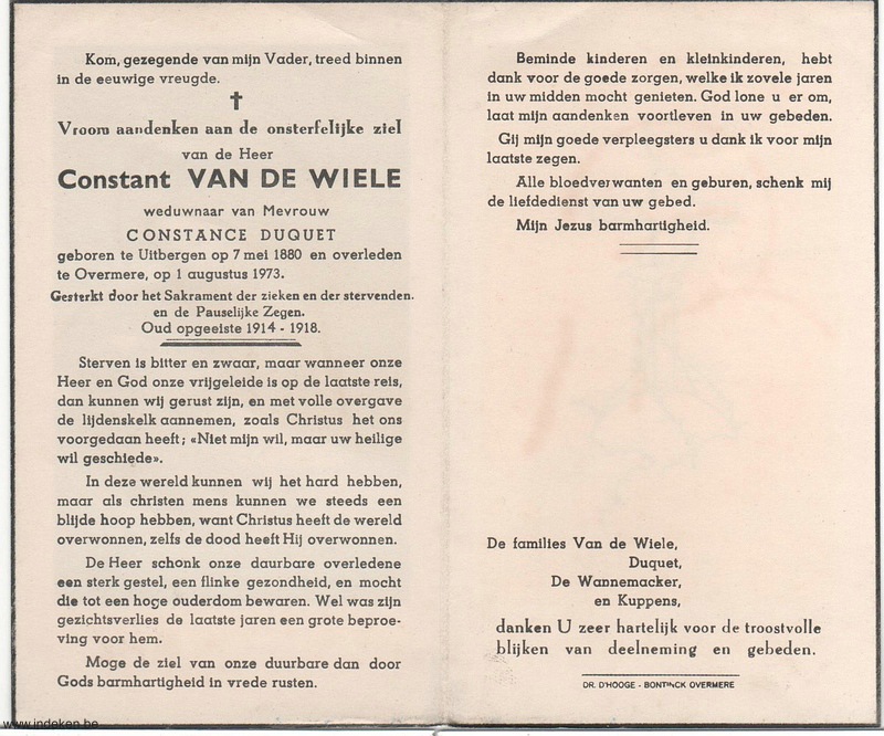 Constant Van De Wiele