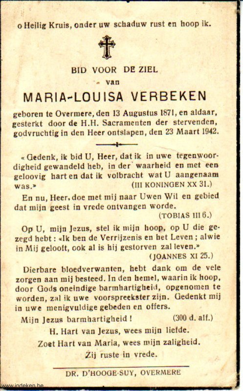 Maria Louise Verbeken