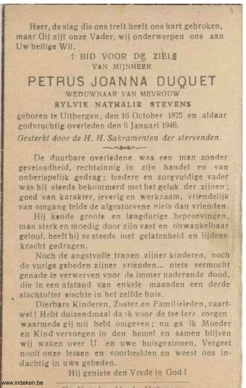 Petrus Joanna Duquet