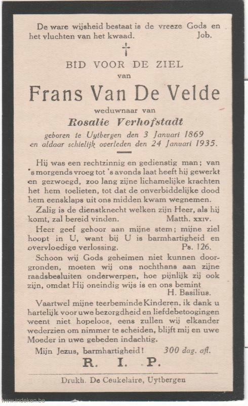 Frans Van De Velde
