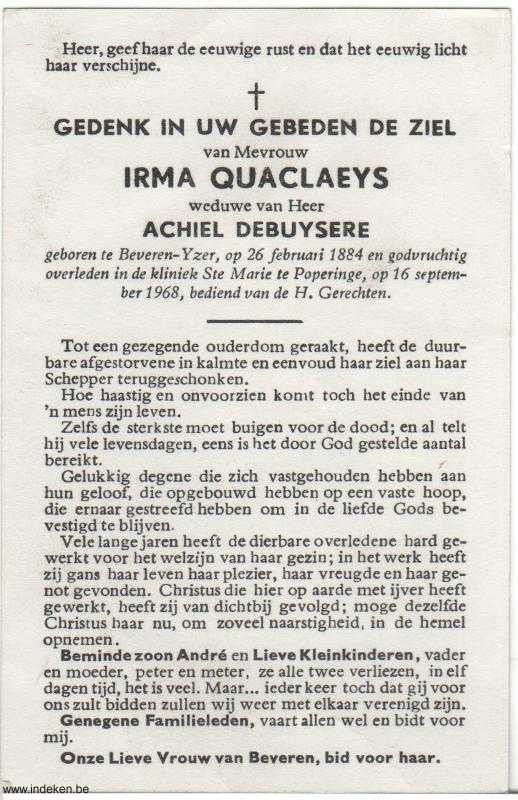 Irma Quaclaeys