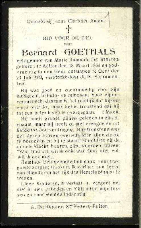 Bernardus Goethals