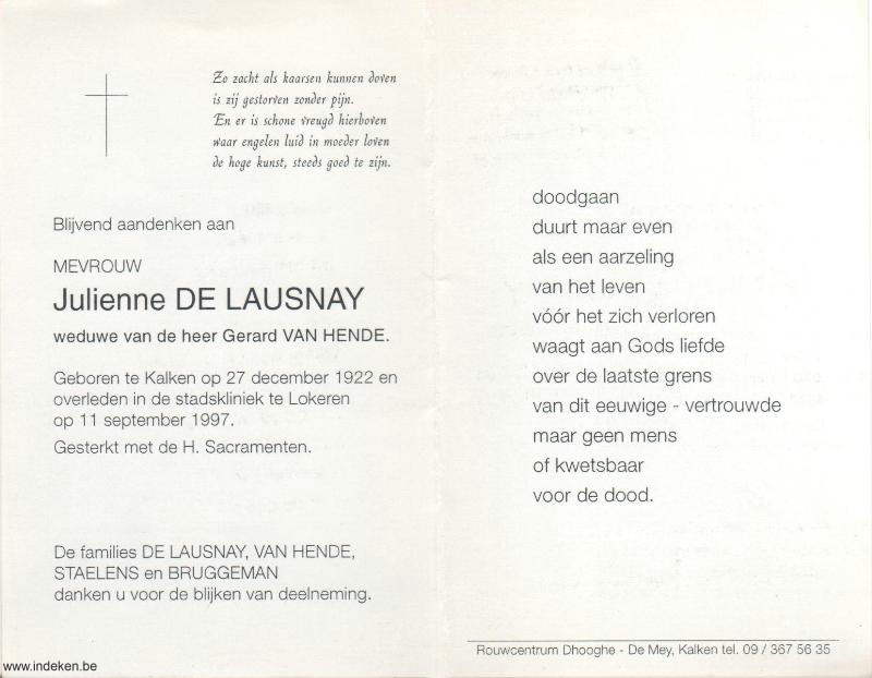 Julienne De Lausnay