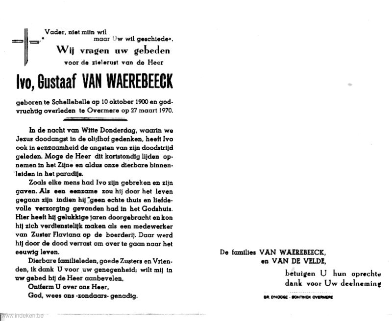 Ivo Gustaaf Van Waerebeeck