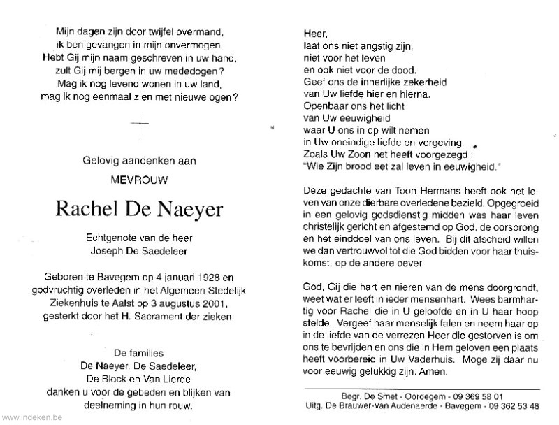 Rachel De Naeyer