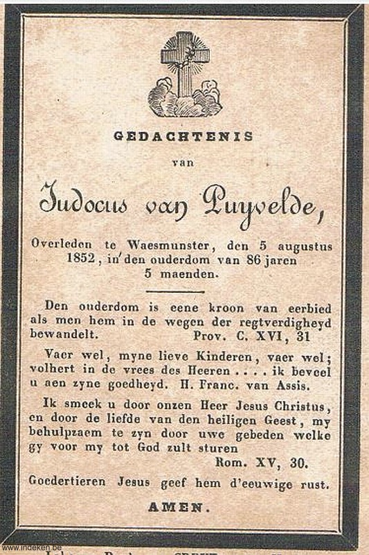 Judocus Franciscus Van Puyvelde