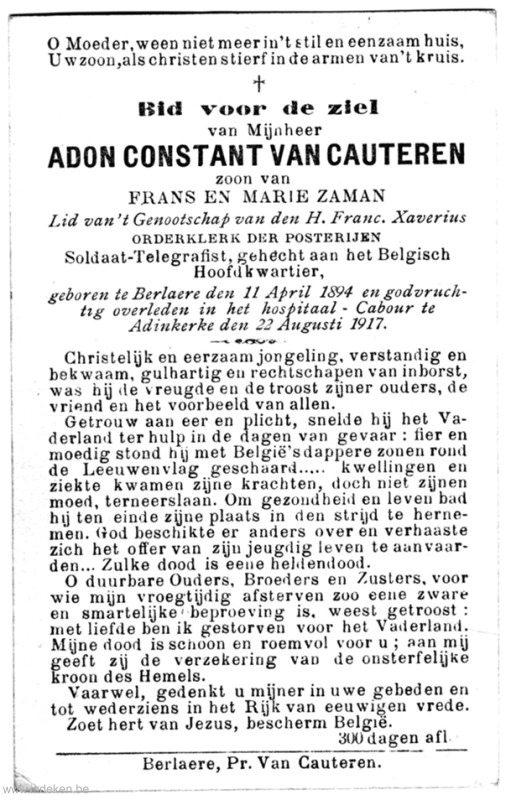 Adon Constant Van Cauteren