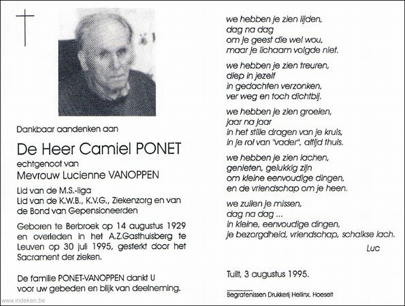 Camiel Ponet
