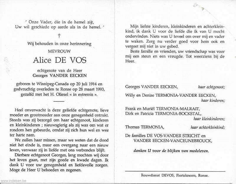 Alice De Vos