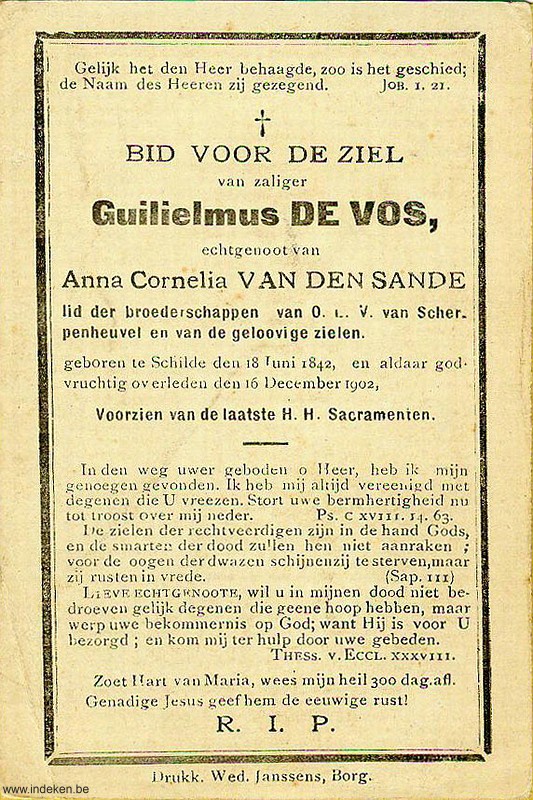 Guilielmus De Vos