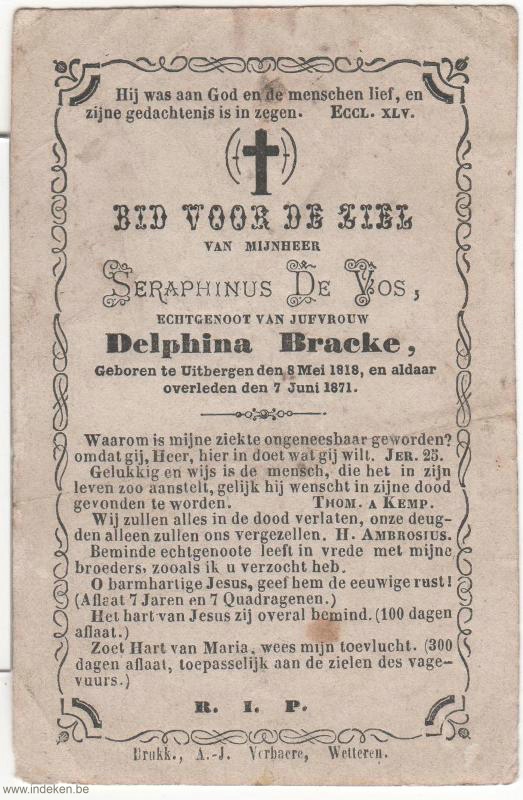 Seraphinus De Vos