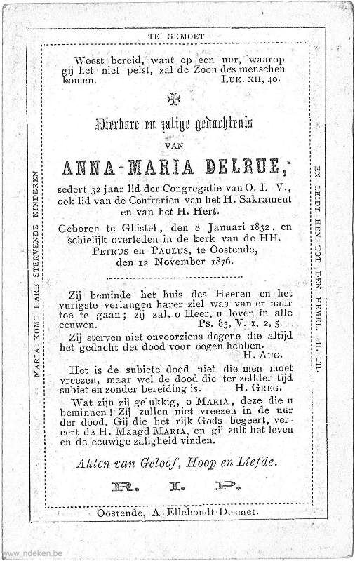 Anna Maria Theresia Delrue