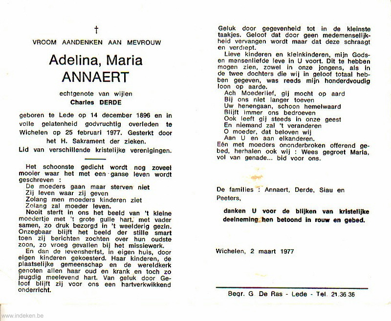 Adelina Maria Annaert