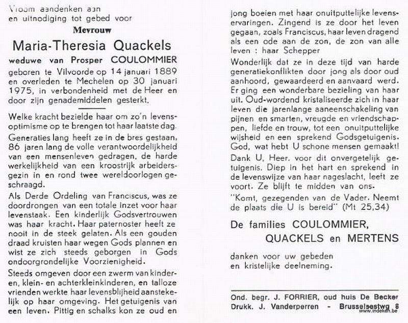 Maria Theresia Quackels