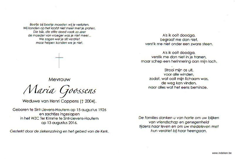 Maria Goossens