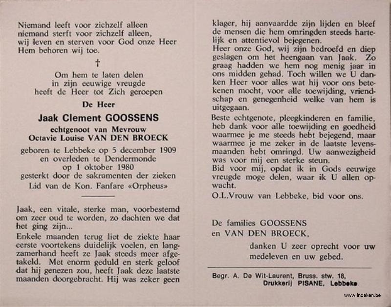 Jaak Clement Goossens