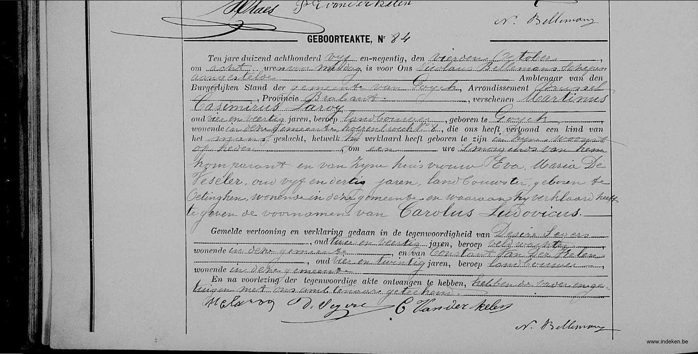 Carolus Ludovicus Laroy