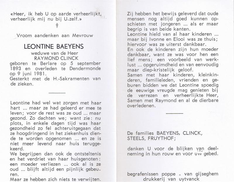 Leontina Delphina Baeyens
