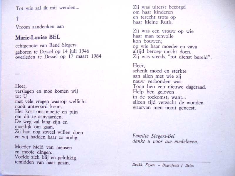 Marie Louise Bel