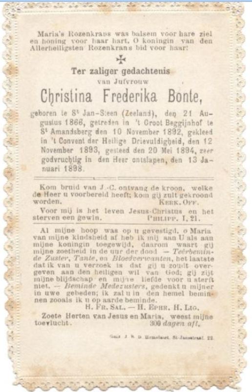 Christina Frederika Bonte