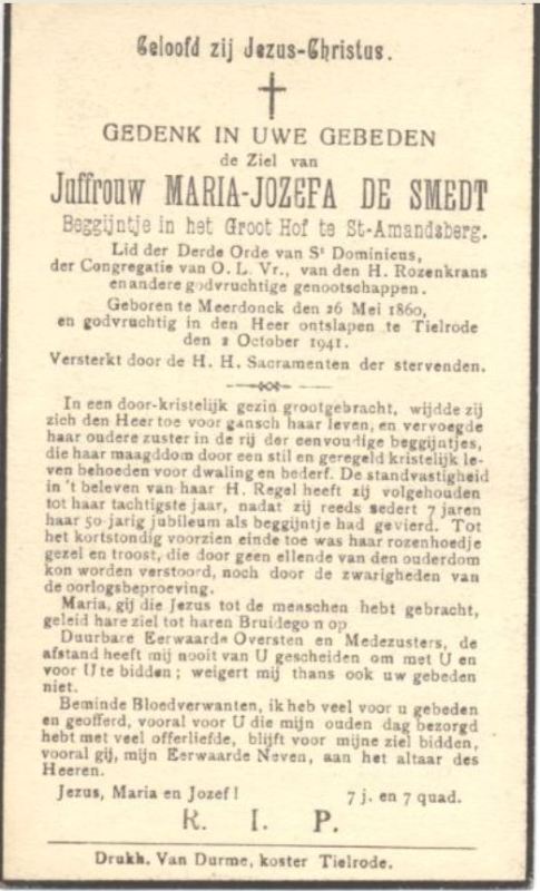 Maria Josepha De Smedt