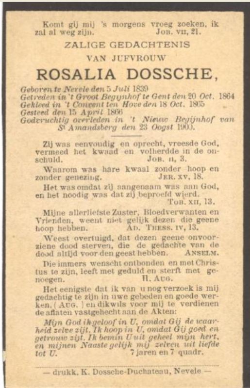Rosalia Dossche