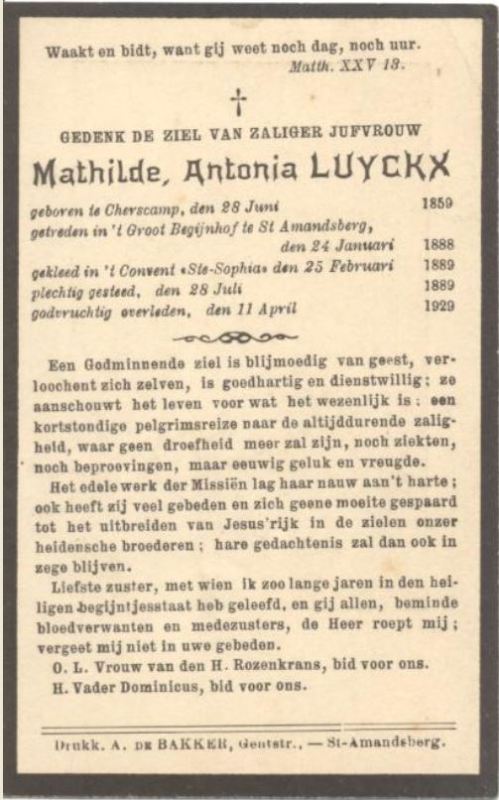 Mathilde Antonia Luyckx