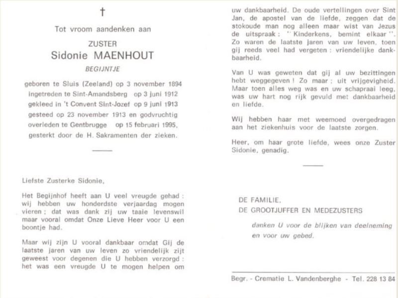 Sidonie Maenhout