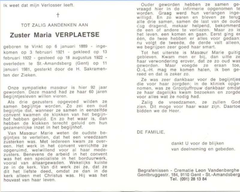 Maria Philomena Verplaetse