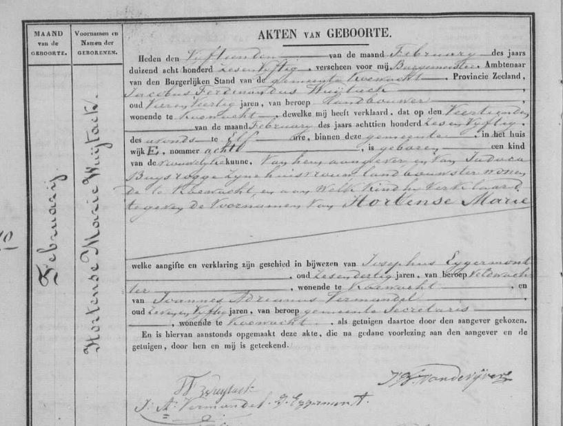 Hortentia Maria Wuytack