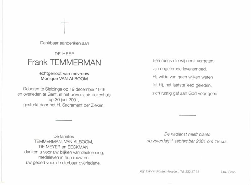 Frank Temmerman