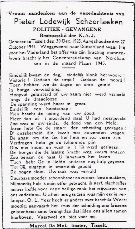 Pieter Lodewijk Schaerlaeken