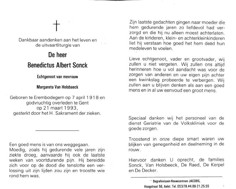 Benedictus Albert Sonck