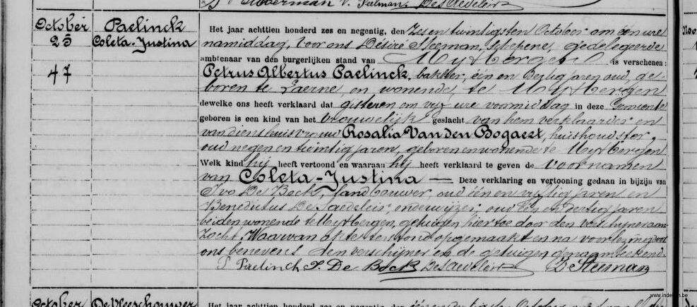 Coleta Justina Paelinck