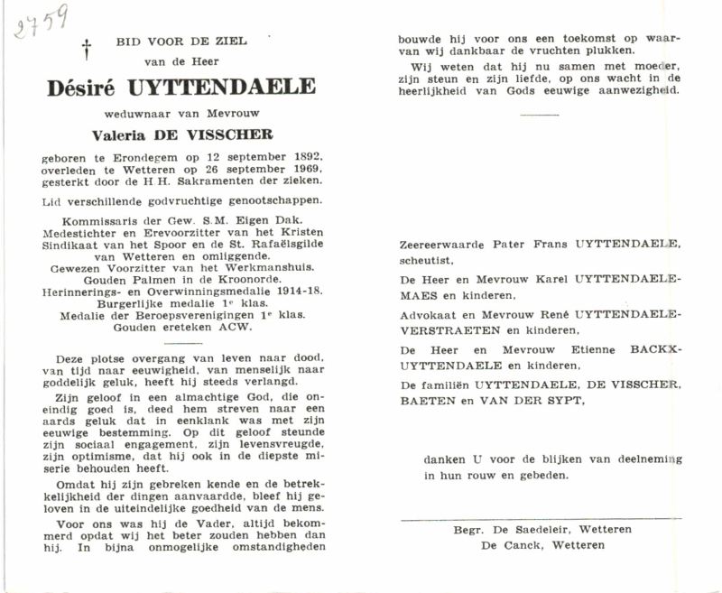 Desiderius Uyttendaele