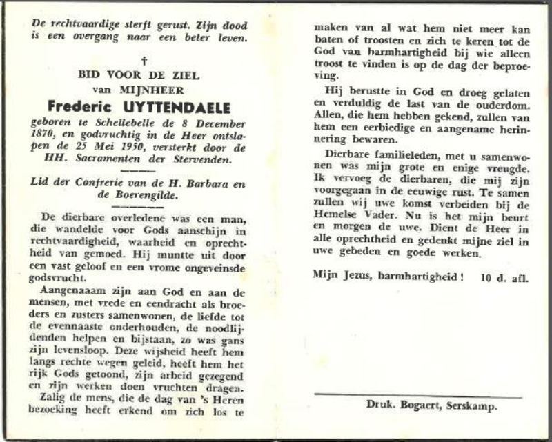 Fredericus Uyttendaele