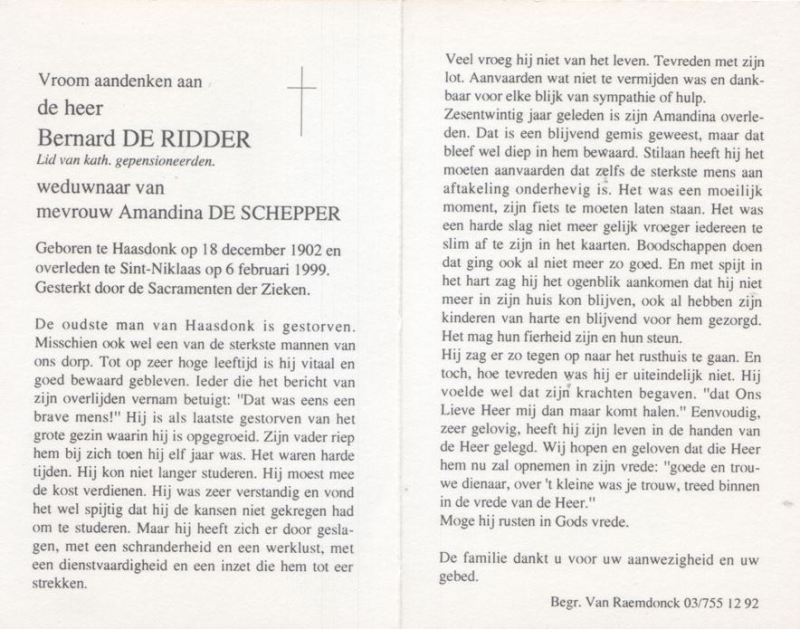 Bernard Benoit De Ridder