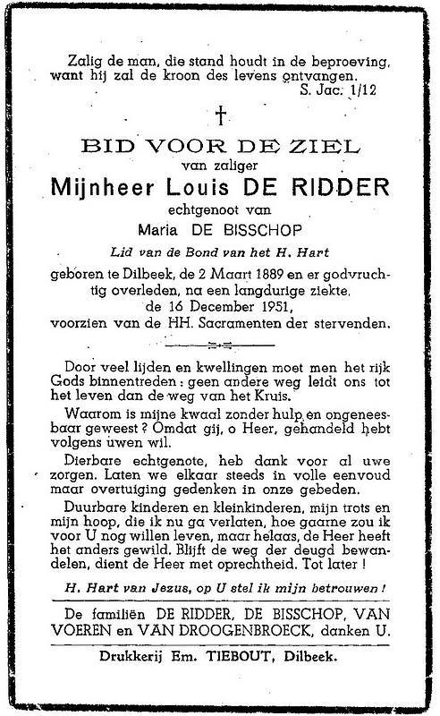 Ludovicus De Ridder